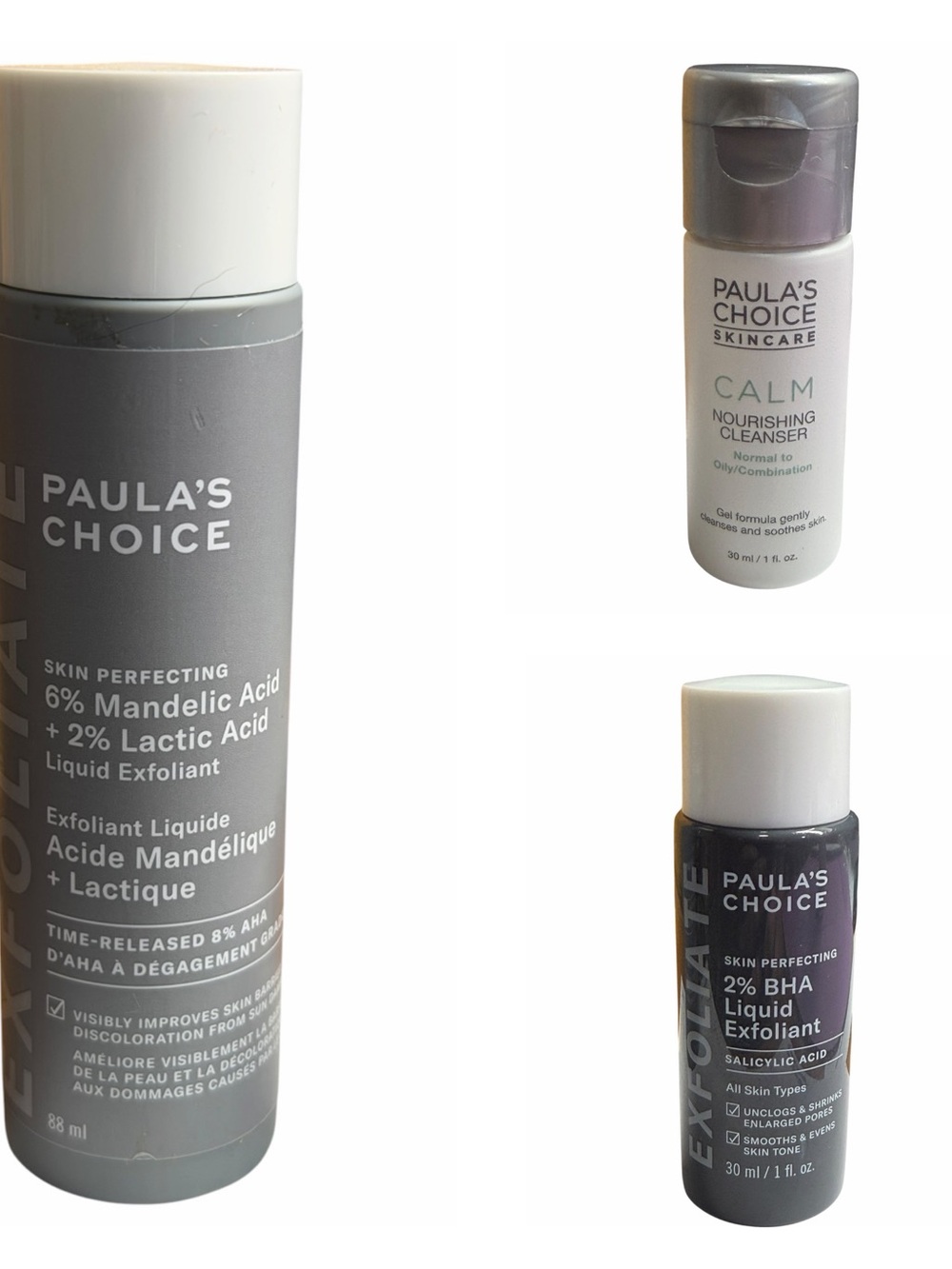 Paula's Choice 6% Mandelic Acid & 2% BHA & Calm Cleanser
